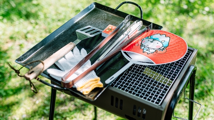 【BBQコンロセットレンタルサービス】地元産ジビエ入りＢＢＱセット付きプラン